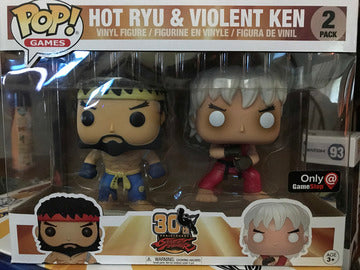 Hot Ryu & Violent Ken (2-Pack) - Street Fighter - [Overall Condition: 9/10]