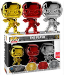 The Flash (Chrome) (3-Pack) Summer Convention - Justice League - [Overall Condition: 9/10]