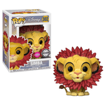 Simba (w/ Leaf Mane) (Flocked) - Disney The Lion King - [Overall Condition: 9/10]