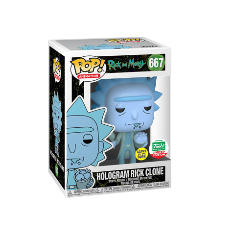 Rick Hologram Funko Shop [Overall Condition: 9.5/10]