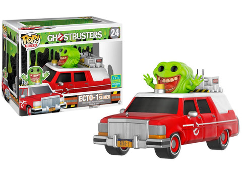 Slimer (w/ Ecto-1) - Ghostbusters - [Overall Condition: 9.5/10]