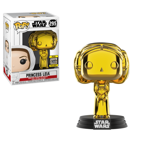 Princess Leia (Gold Chrome) - Star Wars - [Overall Condition: 9/10]