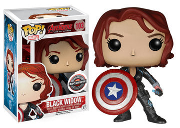 Black Widow (w/ Shield) - Avengers - [Overall Condition: 9/10]