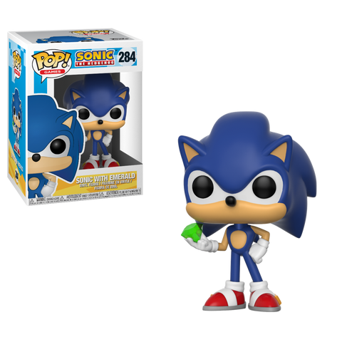 Sonic with Emerald - Sonic The Hedgehog - [Overall Condition: 9/10]