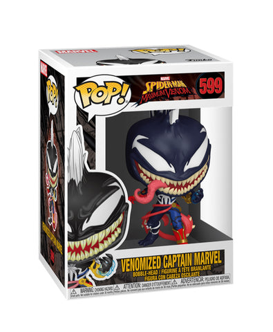 Venomized Captain Marvel - Marvel Spider-Man - [Overall Condition: 9/10]
