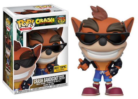 Crash Bandicoot (in Biker Outfit) - [Overall Condition: 9/10]