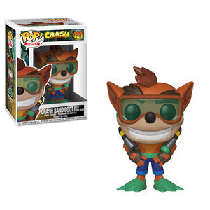 Crash Bandicoot with Scuba Gear - [Overall Condition: 9/10]