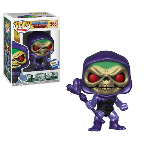 Battle Armor Skeletor (Metallic) - Masters of the Universe - [Overall Condition: 9/10]